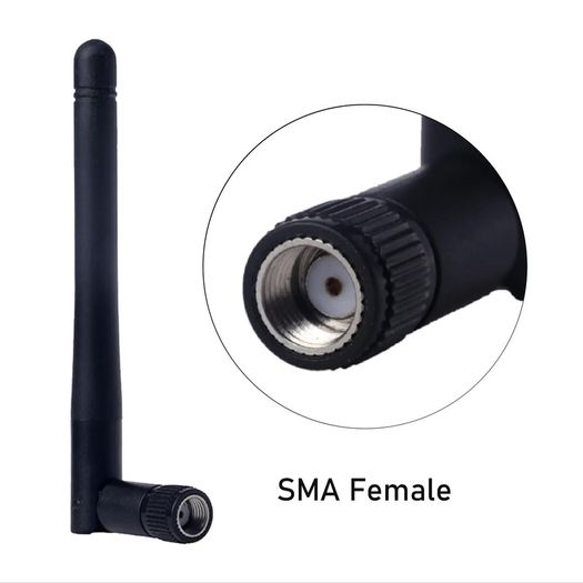 SMA Female Needlefree Antenna Replacement Antenna for IP Camera Recorder WiFi 2.4GHz 3dBi WiFi Antenna