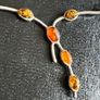 Amber silver neck Image 2