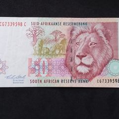 South African Reserve Bank : Fifty Rand Banknote - 1990s