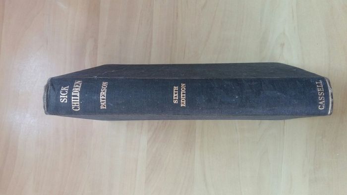 6th Edition 1947 SICK CHILDREN:Diagnosis & Treatment by Donald Paterson,  Physician, Great Ormond Street