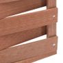 Fence Panel WPC 170x180 cm Brown Image 4