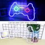 Game Neon Signs Neon Light Gaming LED Neon Lights Wall Art Blue Neon Night Light for Kids Game Room Bar Bedroom Home Decoration 16''x11'' Image 3