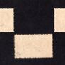 1935 Ireland 2s6d Chocolate, 5s red & 10s indigo Waterloo re-engraved Stamp Overprint in Black Mint Hinged (MH) Image 4