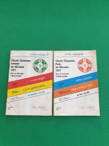 1977 All Ireland Football & Hurling Final Match programmes