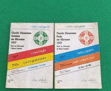 1977 All Ireland Football & Hurling Final Match programmes