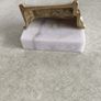 Decorative miniature of Irish cottage || made in Ireland || vintage solid brass on marble plinth. Image 6