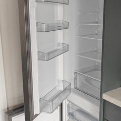 Nordmende 170cm Fridge Freezer Stainless Steel look