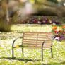 Wooden Garden Bench for Patio and Outdoor Use Image 3