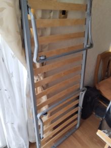 2 single beds. Camp beds with mattresses