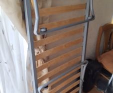 2 single beds. Camp beds with mattresses