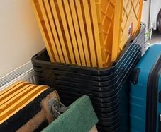 27 gallon Storage Bins w/Lids - Used Once