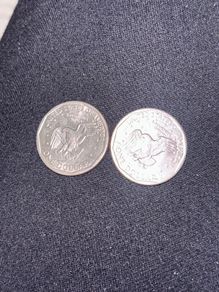 2 Susan B. Anthony one dollar Coins USA Dollar Coins