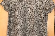 Ladies Brown Lace Top by Oui