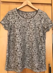 Ladies Brown Lace Top by Oui