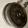 Pair of HAMPTON 50kg Olympic weight plates , brand new. Image 3