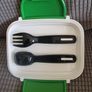 Brand New Minecraft Clip Lock Bento Box - 2 Tier with Cutlery Image 4