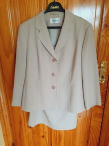 Ladies Skirt Suit - Beige - Eastex