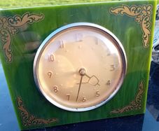 Vintage Green Clock
