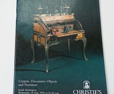 Vintage CHRISTIE'S  auction catalog "Carpets, Decorative Objects and Furniture"  Wednesday, 18 May, 1994  paperback
