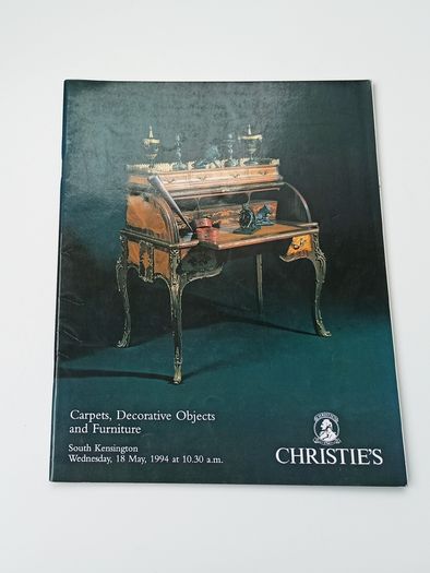 Vintage CHRISTIE'S  auction catalog "Carpets, Decorative Objects and Furniture"  Wednesday, 18 May, 1994  paperback