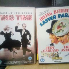 Swing Time + Easter Parade Dvd Movie Musicals Fred Astaire Judy Garland