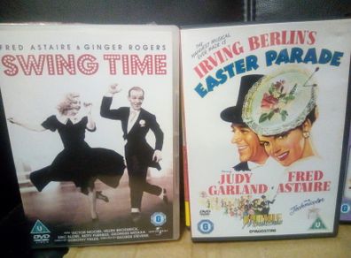 Swing Time + Easter Parade Dvd Movie Musicals Fred Astaire Judy Garland