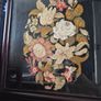 Antique Victorian Rosewood Fire screen, Fine Berlin Woolwork Embroidered Panel. Image 6