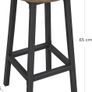 Set of 4 industrial style Bar stools Image 2