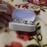 sterling silver matching ring and earrings Image 2