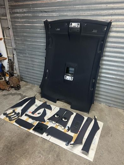 BMW E60 Black Headliner