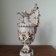 Vintage Capodimonte  Porcelain Ewer