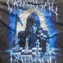 Criminal Damage Men's T-shirt Reaper Graphic Tee has a relaxed fit, short sleeves, a washed black look, and grim reaper graphics on the front. Image 2