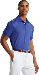 RLX Ralph Lauren Solid Airflow Performance Golf Polo Royal Navy size S RRP 125 pounds new