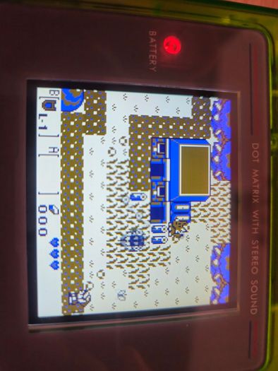 Gameboy Classic DMG Genuine - upgraded screen + ZELDA  cart