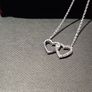 New in Box silver pendant with real diamonds Image 3