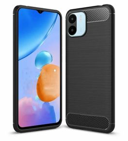 Shockproof Case For Xiaomi Redmi A1 Carbon Fibre Effect Back Cover