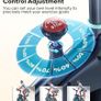 Exercise Bike with APP, 0-100% Magnetic Resistance Spin Bike, 15kg Flywheel, Shock Absorption, LCD Display, Ultra-quiet Stationary Indoor Exercise Bikes for Home Gym Training Image 5