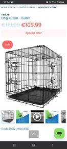 Large Dog Cage
