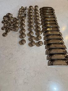 33 polished chrome kitchen cabinet door knobs 15 polished chrome drawer pulls