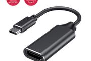 USB C to HDMI Adapter,Type C to 4K HDMI Adapter, (Support Thunderbolt 3),Video Audio Output for MacBook Pro 2018/2017/2016,MacBook Air, Samsung,Pad Pro 2018, Huawei Mate 20 and More (black)