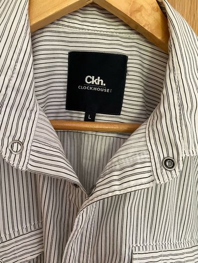 Men's White & Black Stripe T-Shirt | Clockhouse