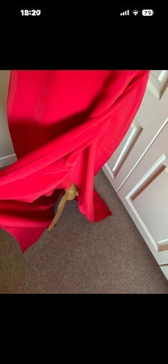 Folkster size 12 red occasion dress - half lined