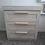 Mamas & Papas Atlas Convertible Cot/Bed & change table/dresser set - Nimbus White Image 2
