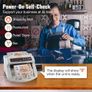 Banknotes Counter With LED Display, Professional Note Counter With Counterfeit Detector, UV/MG, 1000 Bills/Minute, Counts Only Number of Sheets Image 5