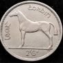 [#2106] - Ireland 1963 | Irish 2s6d | Irish Half Crown | Horse | KM.16a | High Grade Image 2