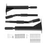Home Pull Up Bar Wall Mounted Frame Exercise Chin Gym Crossfit Fitness Black Image 3
