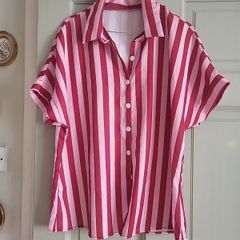 pink/red blouse