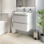 Vanity Units Wall hung 600mm 2 Drawer Image 6