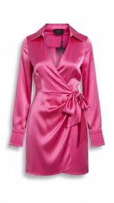 AX Paris hot pink satin Dress