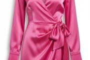 AX Paris hot pink satin Dress